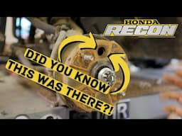 Honda TRX250 Full Service - Front Drum Brakes