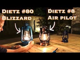 Unboxing new  DIETZ lanterns.  #80 Blizzard & #8 Air Pilot