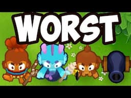 YOU VOTED! New Worst Towers in BTD6