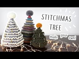 How to crochet the Stitchmas Tree! | Free Christmas decoration pattern ⭐