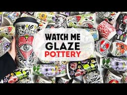 watch me glaze pottery