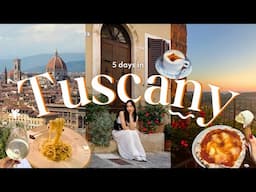 ITALY TRAVEL VLOG 🇮🇹🍷: traveling to tuscany: florence, siena, wine tasting and more!