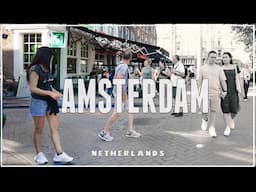 AMSTERDAM walking tour/ 4k 60ps - The most curious city in Europe