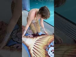 How to put a Monofin inside your Mermaid Tail 🧜🏻‍♀️ #mermaid