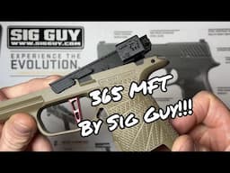 How to cut manual safety notches in your SIG Sauer P365 grip module using the new 365MFT by Sig Guy!