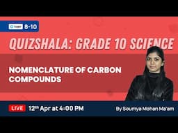 Nomenclature of carbon compounds | Carbon and Its Compounds | Class 10 Science