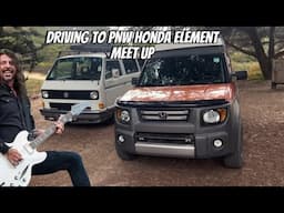 Going to PNW Honda Element Meet up with @HerbsElement , Friends & Foo Fighters concert