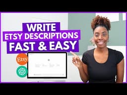 Use ChatGPT to Write Your Etsy Digital Product Descriptions