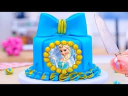 Beautiful Miniature Disney Princess Cake Decorations With Elsa ❄️ Best Frozen Mini Cakes For You