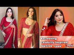 Karwachauth Makeup Tutorial Recreating Ananya Panday’s Look ✨Day-9 #100daysofmakeoverfromstart