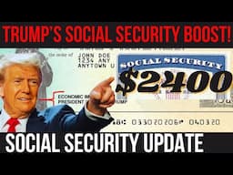 TRUMP'S $2400 SOCIAL SECURITY BOOST! BERNIE PRAISES TRUMP! SSA SSI SSDI Payments | Social Security