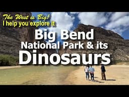 Big Bend National Park Intro tour of its T-Rex, Pterosaur & other giant Fossil Exhibits