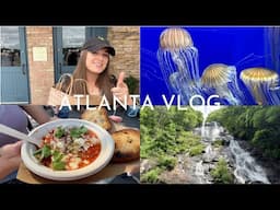 ATLANTA TRAVEL VLOG | Georgia Aquarium | Coca-Cola Museum | Ponce City Market | Amicalola Falls