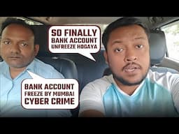 Bank account freeze by mumbai cyber crime | how to unfreeze bank account