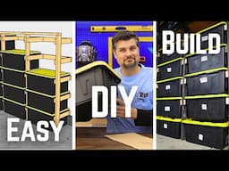 Easy DIY 27 Gallon Tote Storage: Weekend Build