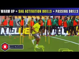 Warm Up + SAQ Activation Drills  + Passing Drills / Senegal