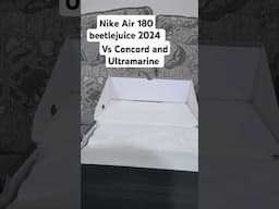 Nike Air 180 beetlejuice 2024 vs Concord and Ultramarine #NikeAir180 #Air180