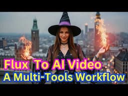 Flux Images To Cinematic AI Video - A Multi-Tools Workflow Create AI Video Scenes