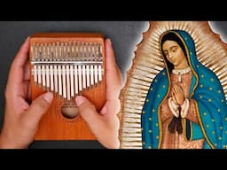 Tocando la canción de La Guadalupana en mi Kalimba Económica