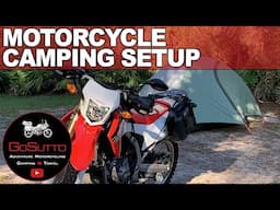 Motorcycle Camping Setup