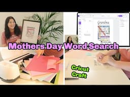 (Mothers Day) Cricut Word Search Tutorial  * Creative Fabrica