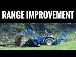 Moving dirt with the New Holland TC30