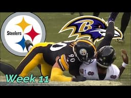 Steelers Ravens 2024 Rivalry | Defensive Batlle! (wk 11)