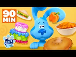 90 Minutes of DELICIOUS Food w/ Blue! 🎂🥧 | Blue's Clues & You!