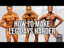 How To Make Leg Days Harder & More Effective (Using Less Weight)