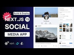 Full-Stack Social Media App Tutorial with React 19 & Next.js 15 & MySql | React Next.js Full Course