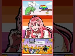 Lesbian MEMES for cute people! #lesbian #trans #vtuber