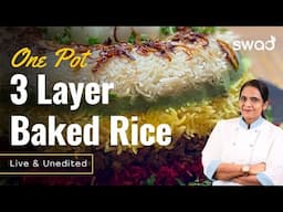 One Pot 3 Rice Layered Recipe, Quick One Pot Meal, Quick Meal Rice Recipe, Multi-Cuisine Rice Recipe