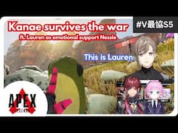 【Eng Sub】Kanae survives the war ft. Lauren as emotional support【 Nijisanji | Kanae | Apex Legends 】