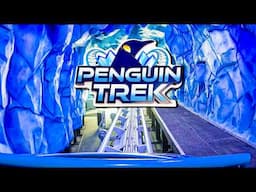 NEW Penguin Trek FULL Ride POV FRONT ROW [4K] Sea World Orlando