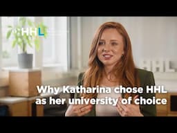 Why Katharina chose HHL as her university of choice