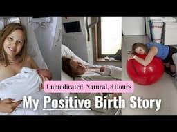 My Positive Birth Story | Unmedicated & Natural Hospital Birth | Kia Hazel