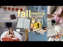 getting cozy & getting through my fall tbr 🍂📚☕️ | reading vlog