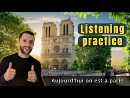 Easy French Listening Practice in Paris | Episode 1 Vlog Paris (FR/EN Subtitles)