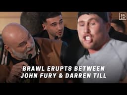 “YOU ARE NOT GOOD ENOUGH TO SUCK TYSON FURY’S D***” CHAOS AS JOHN & TOMMY FURY BRAWL DARREN TILL