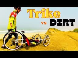 Recumbent Trike vs Single Track! The Coastal Trail, Half Moon Bay, CA