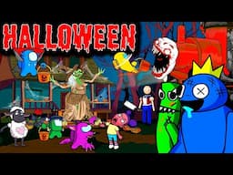 The BEST Halloween Adventure EVER with CHOO CHOO CHARLES, AMANDA and RAINBOW FRIENDS