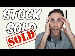 So... I SOLD Stock! 😱 Thousands of Losses, Taxes Saved, Money Deployed 💰 What's Next?