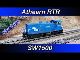 2023 REVIEW!  Athearn SW1500 with DCC Soundtraxx Tsunami 2!  PLUS ALL NEW FEATURES!