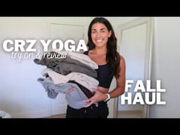 CRZ YOGA COZY FALL HAUL | matching sweat sets, new colors, new materials & more!!!