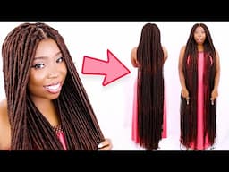 FAUX LOCS TO THE FLOOR! CROCHET METHOD!!!