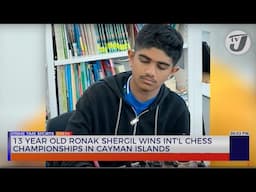 13 Year Old Ronak Shergil Wins International Chess Championships in Cayman Islands