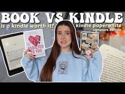 Is a KINDLE worth it? 📖💌 kindle paperwhite signature edition, pros and cons!