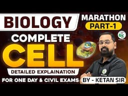 Biology Marathon | Cell (कोशिका) | Complete Biology Part 1 | By Ketan Sir | Crazy GkTrick