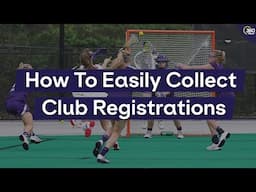 Handling Club Registrations Doesn't Need To Be A Full-Time Job