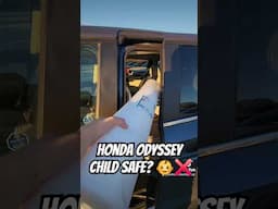 Honda Odyssey Child Safe? #automobile #minivan #honda #odessey #family #cartok #car #safe #carreview